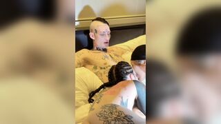 Bigcatmia Threesome Fucking Tatted Onlyfans Leak Video