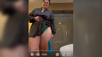 Hunnie_bunns Pawg Hoe Rides Blue Dildo In Her Pussy Leak Onlyfans