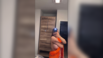Divaflawless 200$ Nude Tits Dropped Out From Red Saree onlyfans Leaked Porn Video