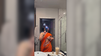 Divaflawless 200$ Nude Tits Dropped Out From Red Saree onlyfans Leaked Porn Video