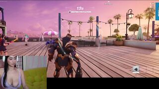 Violet Myers Playing Fortnite With Her Big Tits Out Leak Livestream