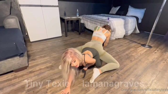 Tiny Texie Side By Side Dildo Fuck Leak Onlyfans Video