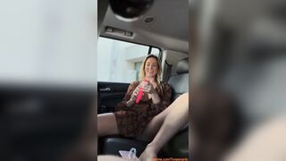Reemarie Uber Ride Playing Her Nude Pussy Leaked Video