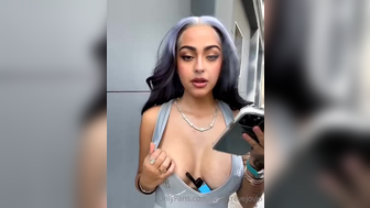 Malu Trevejo Nipple Flashed Outdoor While Smoking Leak Porn Onlyfans Video