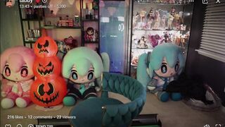 Strawberrytabby Halloween Nude Pussy Spread And Fucked On Livestream Leaked Video