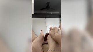 Rosie Rider Jerking Off Cock By Feet Onlyfans Video