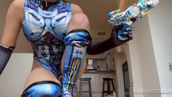 Sofiiiagomez Blue Beetle Cosplay Curvy Booty Teasing Onlyfans Leak