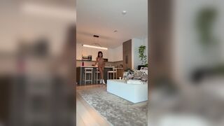 Cristiana Love Naked Strip Off Apartment Walk Onlyfans Leak