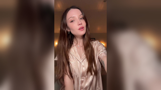 Dainty Wilder Stripteasing Wearing Night Dress Video