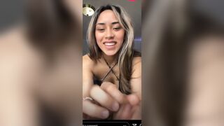 Ohlolababy Instagram Live Boob Slip