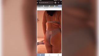 Lucky Rajor Slips Her Nip While Stripping Ppv