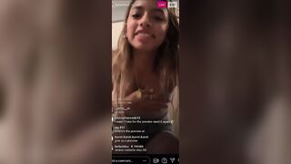 Belladdiaz Flashed Tits And Got Mistakenly Slips Nips On Instagram Live