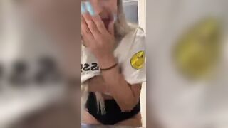 Blonde Got Boob Slips Out On Live TikTok