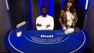 Studygreed AKA Fascist.eth Both Her Nips Out While Black Croupier Dealing Duel Casino
