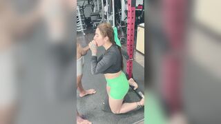 Yinyleon Rough Bj In Gym And Swallow Cum Load Onlyfans