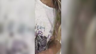 Peyton Cole Yeah Mad Nipslip Through The Hole Of Her Shirt