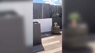 Yasmina Khan AKA Pengaliprincess Fucks On The Terrace While Neighbor Watches​