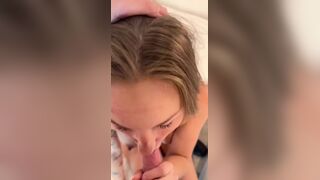 Anya Lacey AKA Anya Matusevich recieves unexpected package as delivery girl