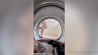 Octokuro Stucked In Washing Machine And Getting Pounded Leak Porn