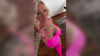 Lilmermaidxx Newest Solo  In A Cute Pink Outfit Insert Butt Plug Then Fuck Leak