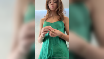 Umitsclaire Aka Claire Northfield Taking Her Dress Off Doing Makeup In Thong Onlyfans Leak