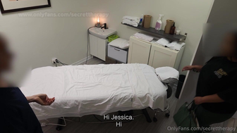 Secret Therapy - Jessica, Bubbly And Super Thic Black College Student First Massage