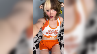 Toothlessteddie Cowgirl Hooters Rubbing Dildo On Her Booty Leaked Only fans porn leak