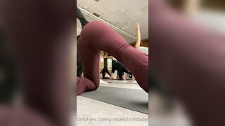 Princessfrombabylon Doing Yoga Flashing Her Cameltoe Onlyfans Leaked Video