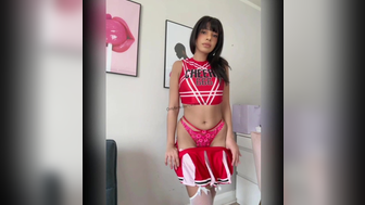 Arabamira Cheerleader Striptease Nude Boobs Play Onlyfans Sex Video