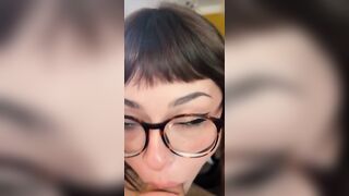 Klivvia Passionately Sucks A Dick Until She Swallows His Load