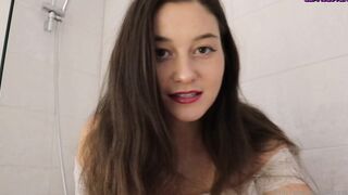 Snow Bunny Florescent Teases In Steamy JOI Session