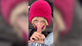 Lena Polanski Sucks Cock While Riding A Cable Car