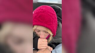 Lena Polanski Sucks Cock While Riding A Cable Car