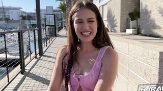 Aubree Valentine Gulps Down Every Last Drop