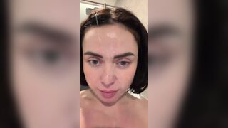 Tattooed Cam Girl Flashes Massive Natural Tits