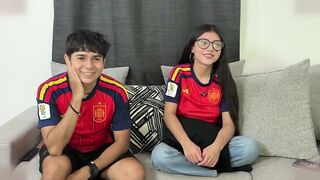 AndyMiss Receives A Cumshot During The World Cup Match