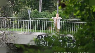 Cassandra Delia Teases In A Sexy Outdoor Striptease