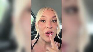 Emily Brooke Pleasures Herself Inside A Parked Vehicle