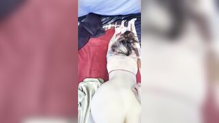 Maru Karv Fucks Inside A Wild Camping Tent