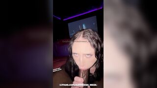 Auhneesh Nicole Takes Hard Cock In A Movie Theater