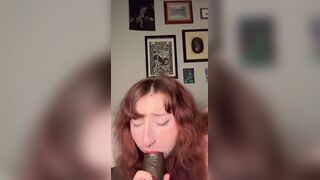Mattie Garf Huge Black Toy Sucks And Drilling Her Goth Pussy Fansly