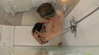 Aaliyah Yasin Receives A Hot Shower Creampie