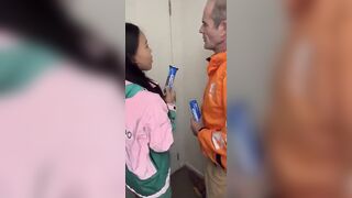 MichelleFromChina18Yes Fucks A Mature Man On Delivery Bike
