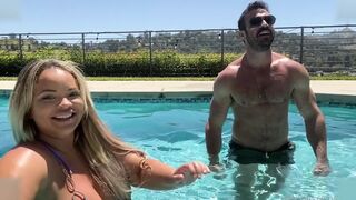 Trisha Paytas Enjoys Hard Outdoor Sex By The Poolside