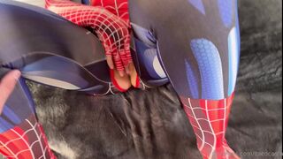 Itscocostar Spider Girl Sucking Thick Cock And Fucked In Missionary Leak Video