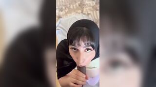 AmeliaSocurvy Rides A Thick BBC In Doggy Style