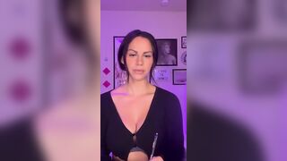 Simone Shots Deepthroats Her Vibrating Dildo
