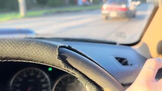 Vallery Ray Pleasures Herself In A Rideshare Before Riding The Driver