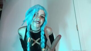 BabyFooji Fucks A Dildo As Jinx From Arcane