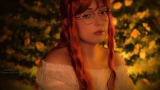 Ginger SkepticalPickle Takes A Messy Facial With Glasses On